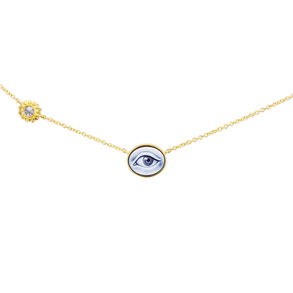 Ana Katarina Eye Love Urchins Diamond Necklace - Oak Gem