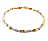 Tiffany & Co Diamond Gold Classic X Necklace