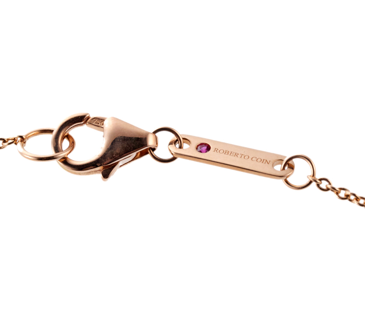 Roberto Coin Black Jade Diamond Necklace