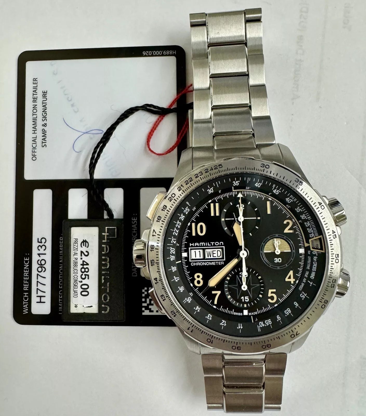 Hamilton Khaki Avia X Day Date Auto Men's Watch Limited Ed H77796535