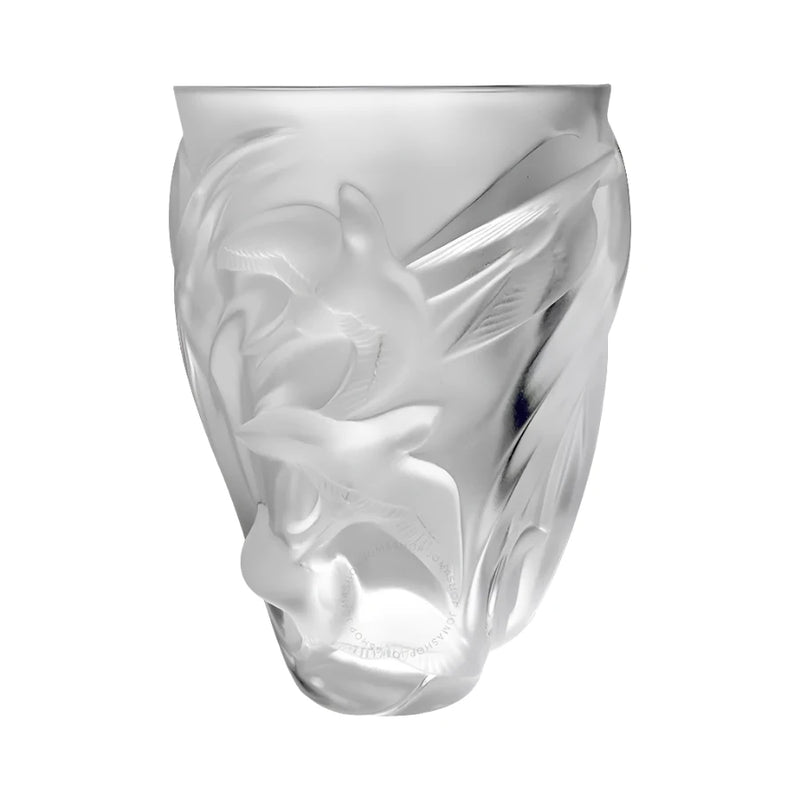 New Old Stock Lalique Martinets Crystal Vase J090 – Oak Gem New Old Stock Lalique Martinets Crystal Vase J090 – Oak Gem