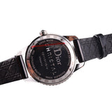 Christian Dior Christal Black Diamond Bezel Watch CD113115-V