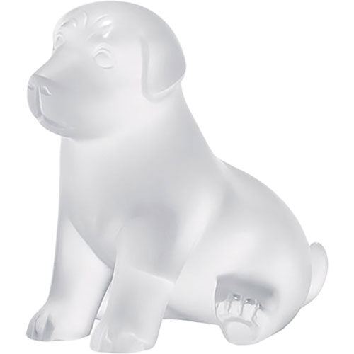 Brand New Lalique Crystal Motif Sugar Sitted Puppy G097