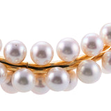 Assael Pearl Gold Bangle Bracelet