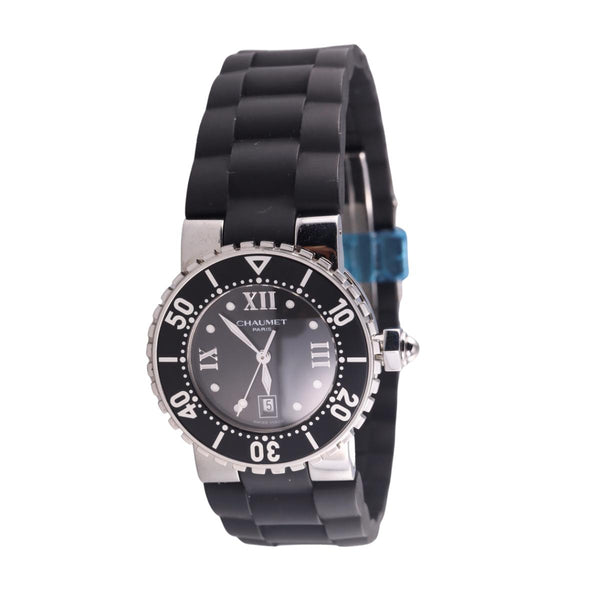 Chaumet Class One Black Rubber Steel Watch 626B-11622