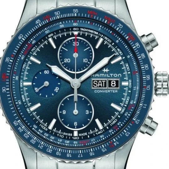 Hamilton Khaki Aviation Chronograph Automatic Blue Dial Watch H767460