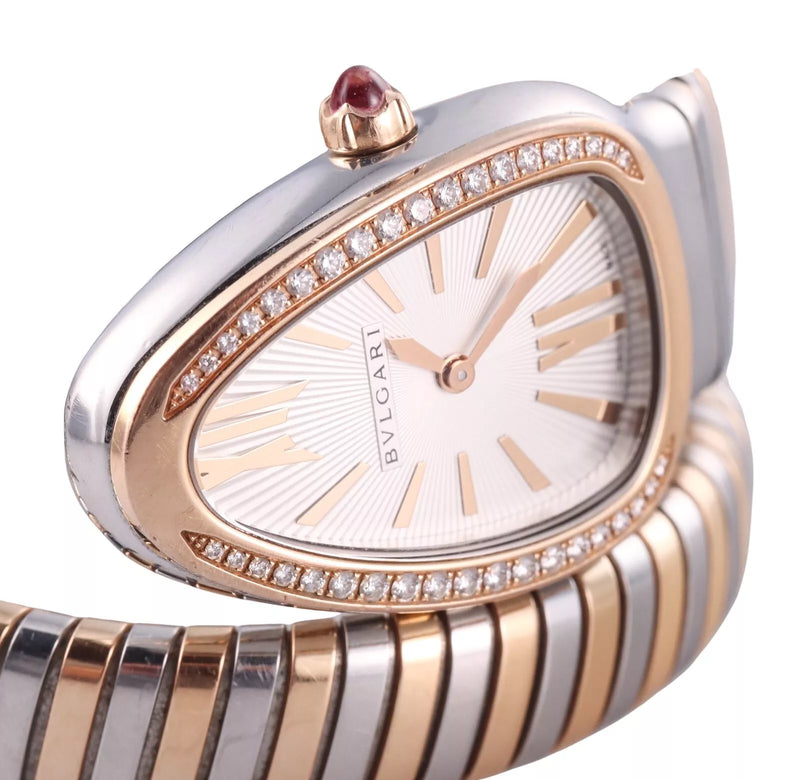 Bulgari Bvlgari Serpenti Tubogas Diamond Two Tone Watch SP 35 SPG – Oak Gem