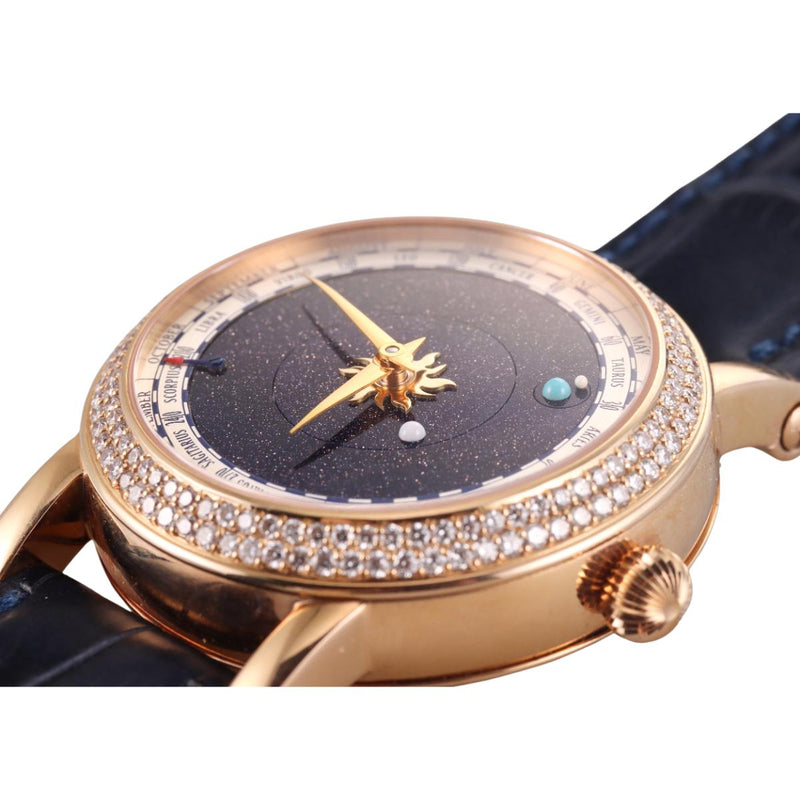 Christiaan Van Der Klaauw Venus Diamond 18k Gold Watch