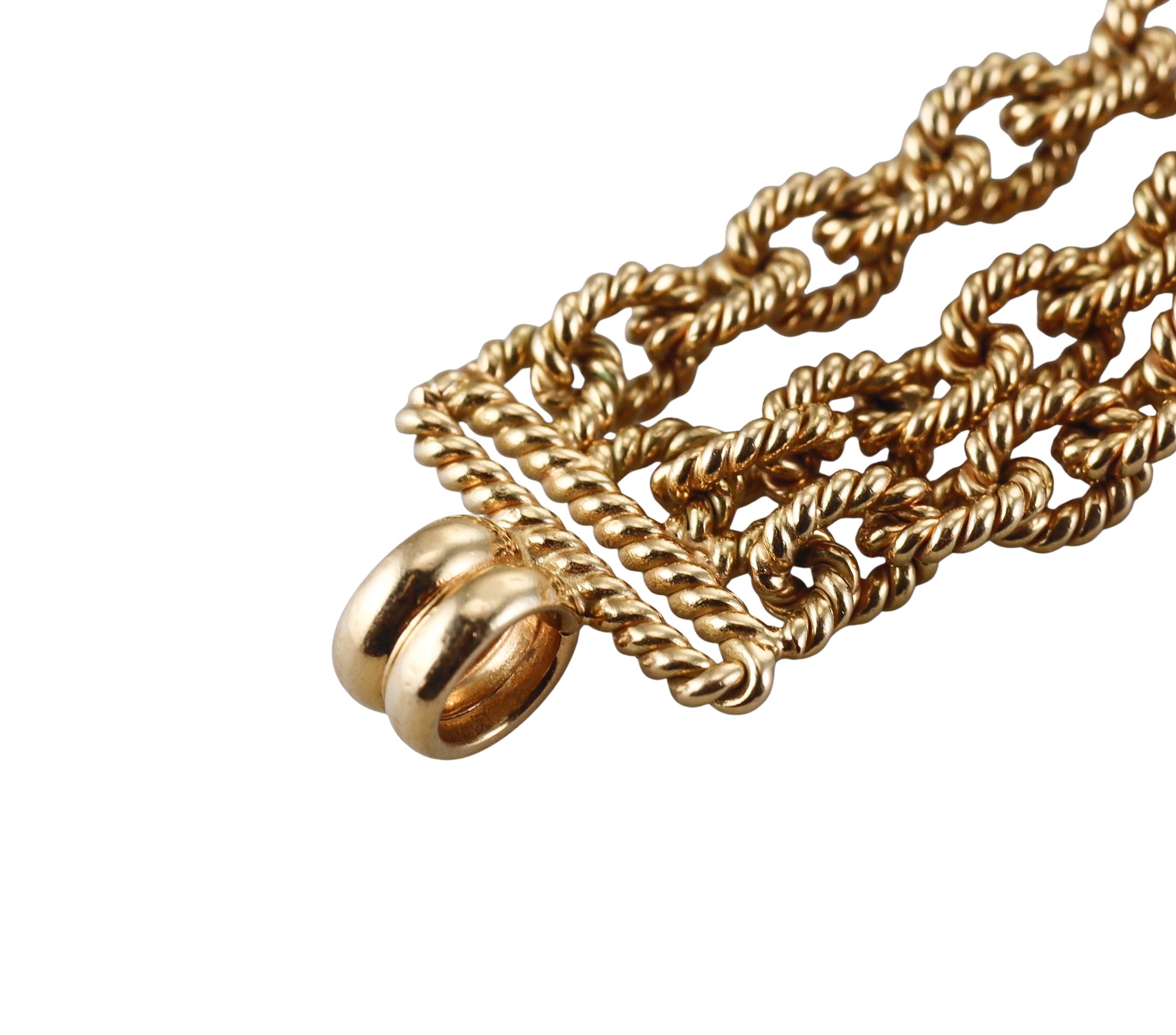 Tiffany & Co Vintage Gold Multi Chain Bracelet