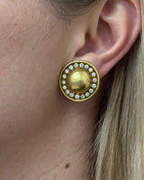 Kieselstein Cord Gold Diamond Earrings