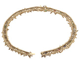Zolotas Greece Gold Ruby Sapphire Emerald Snake Necklace