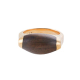 Asprey Wood Gold Ring
