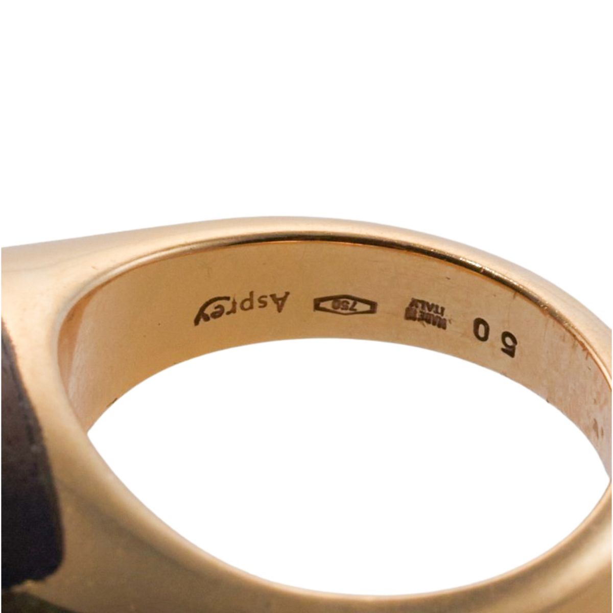 Asprey Wood Gold Ring