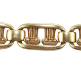 Kieselstein Cord Gold Pompeii Column Link Bracelet