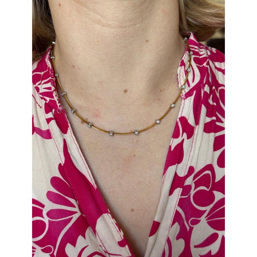 Tiffany & Co Etoile Platinum Gold Diamond Necklace