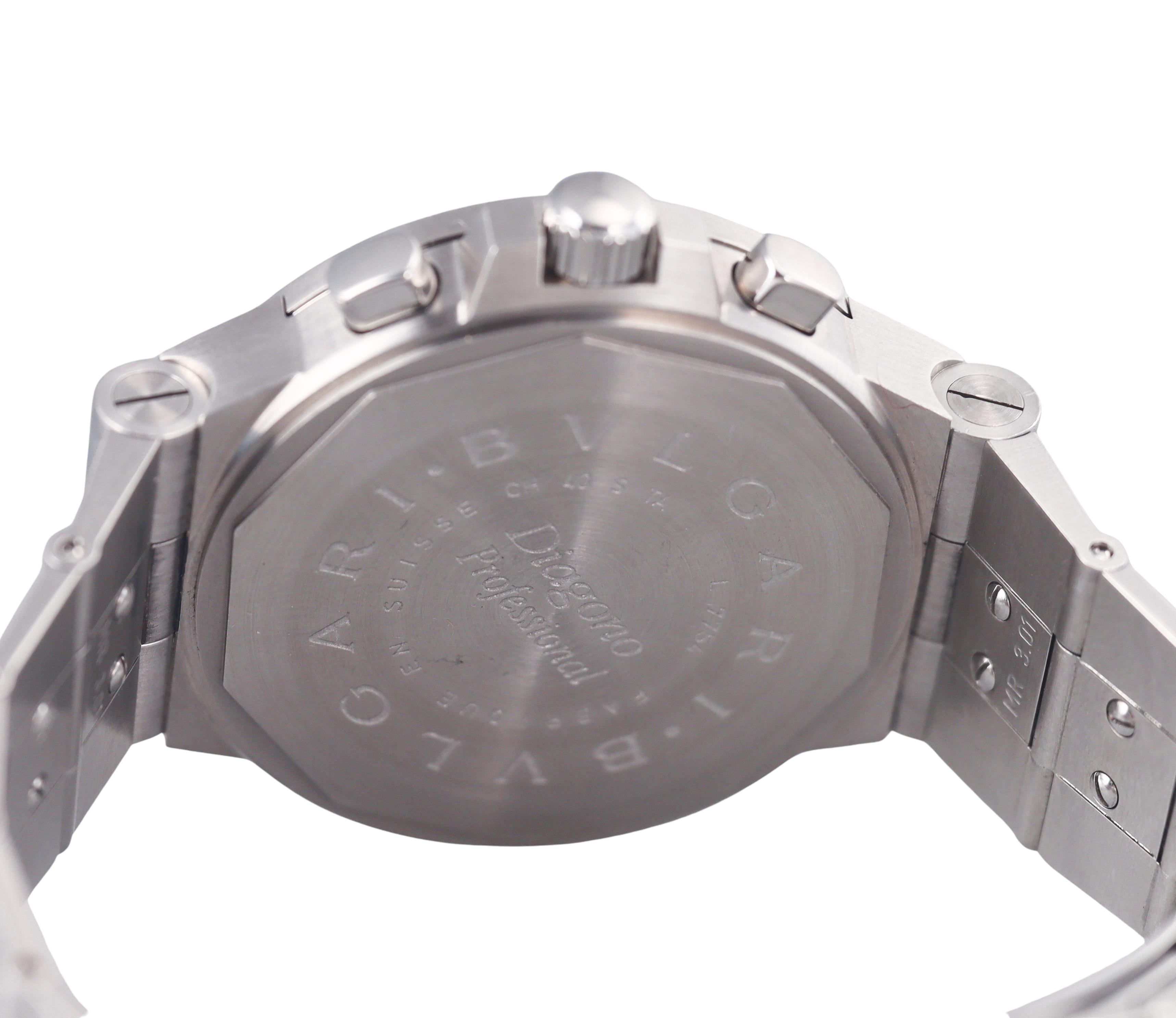 Bvlgari Bulgari Diagono Stainless Steel Automatic Chronograph CH 40 S TA