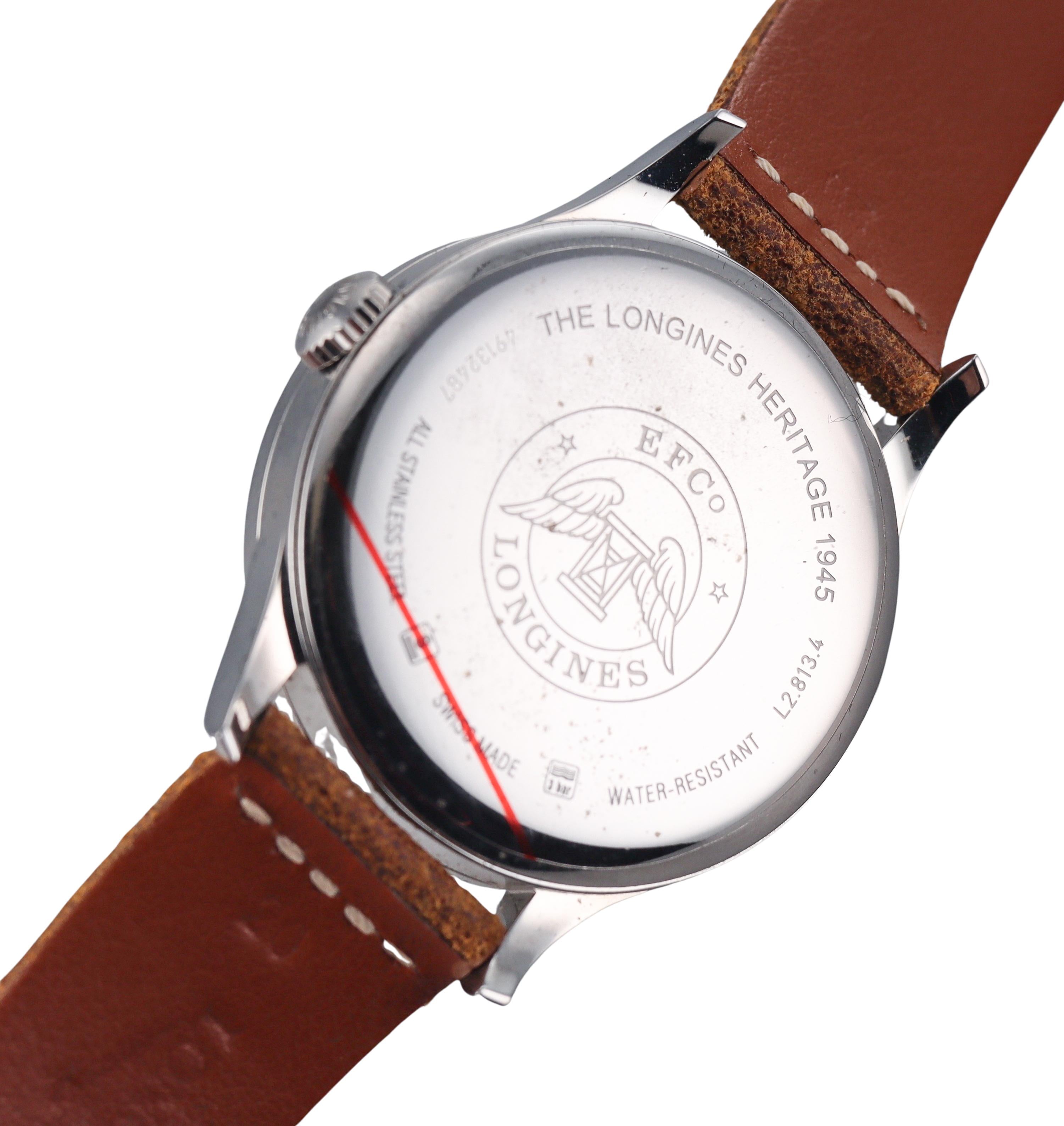 Longines Heritage 1945 Military Automatic Watch L28134660