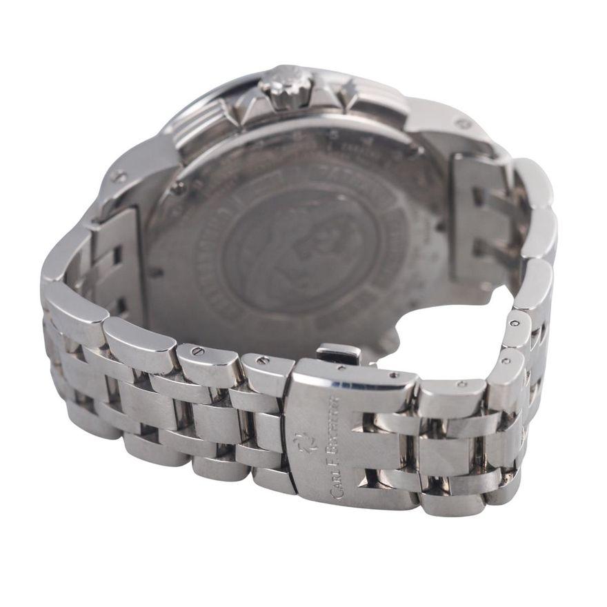 Carl Bucherer Patravi TravelTec GMT 46.6 Steel Chronograph Automatic Watch 10620