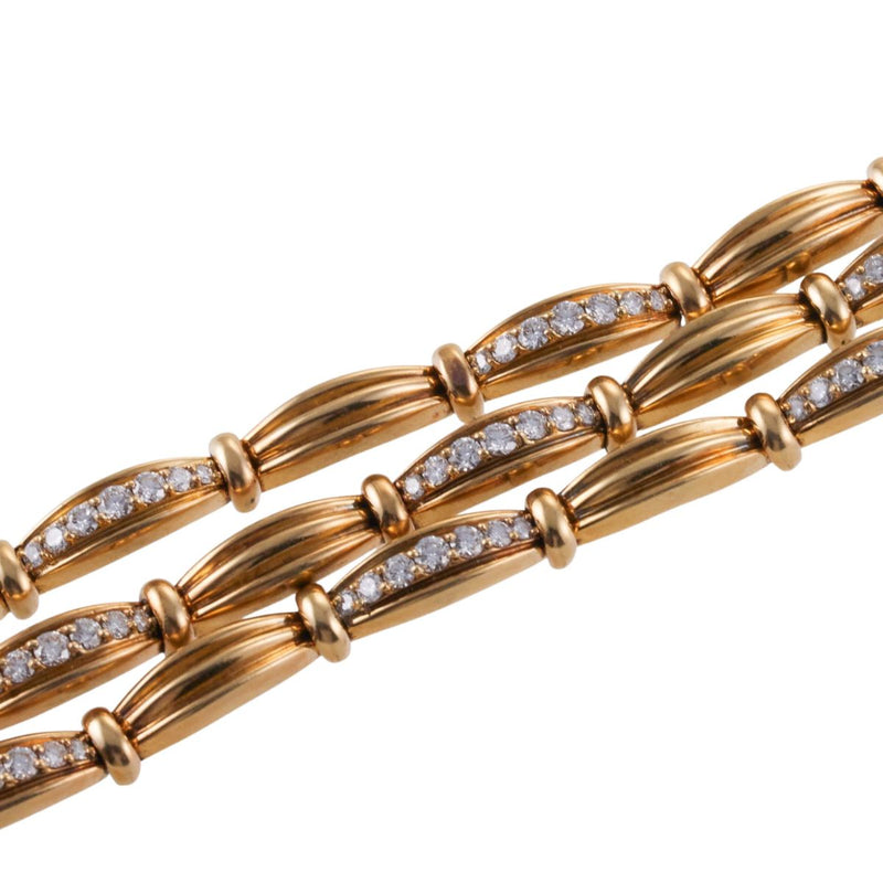Tiffany & Co Diamond Gold Bracelet
