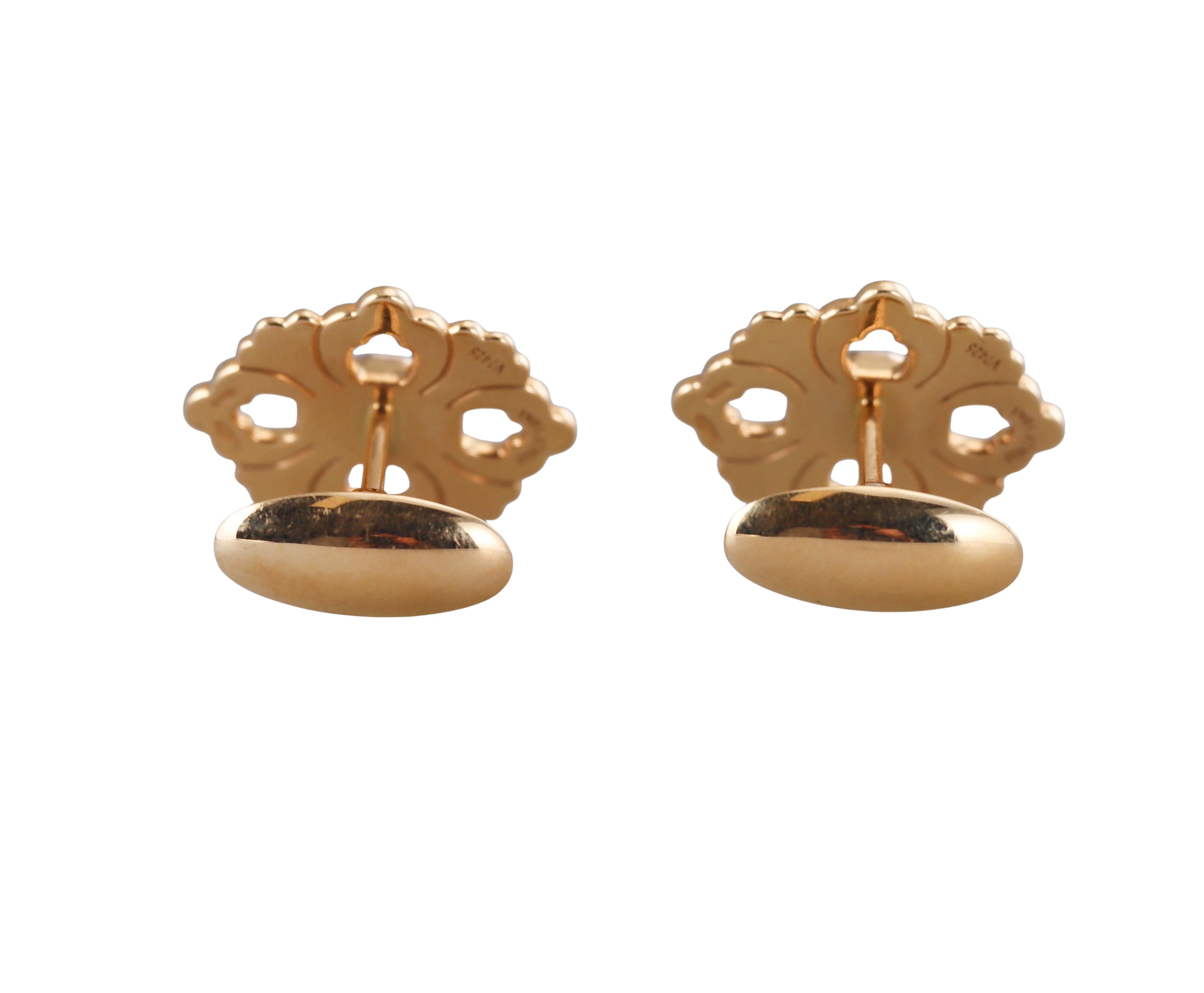 Buccellati Opera Gold Diamond Cufflinks