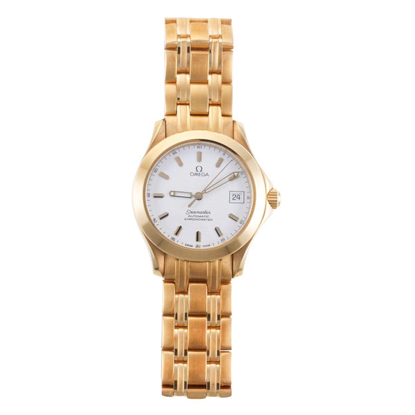 Omega Seamaster Chronometer 18k Gold Watch 2101.21.00