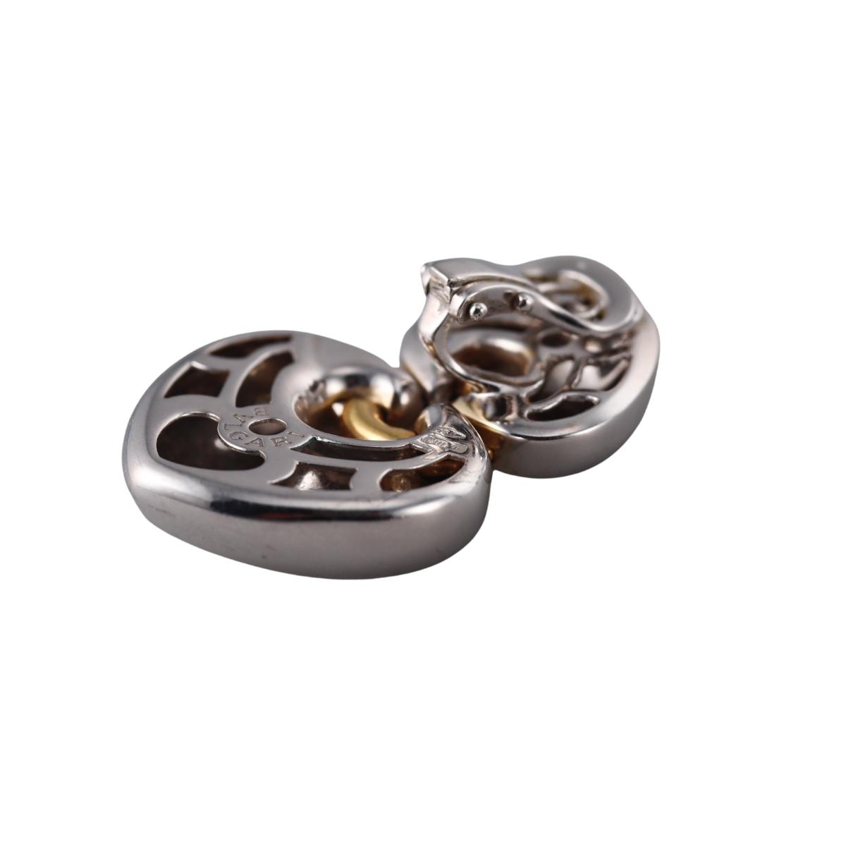Bulgari Bvlgari Doppio Cuore Gold Earrings