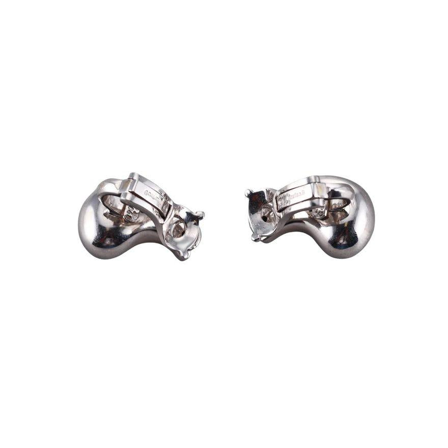 Marina B Gold Diamond Teardrop Earrings