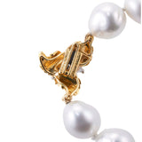 Buccellati Baroque Pearl Leaf Gold Necklace