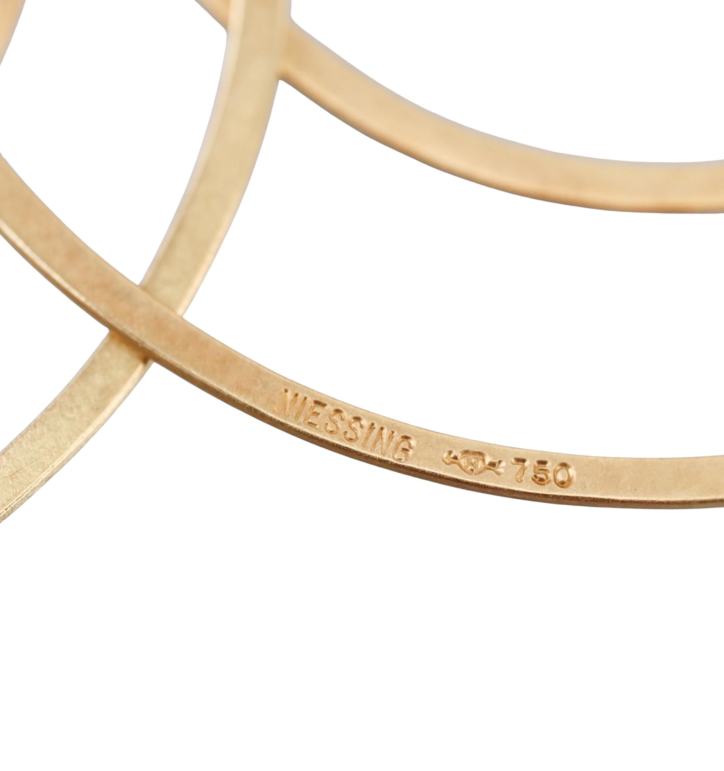 Niessing Modernist Gold Circle Link Necklace