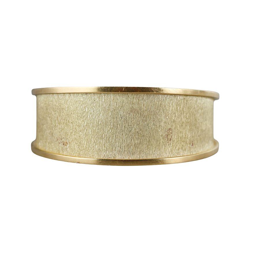 Vintage Cartier Gold Textured Cuff Bracelet