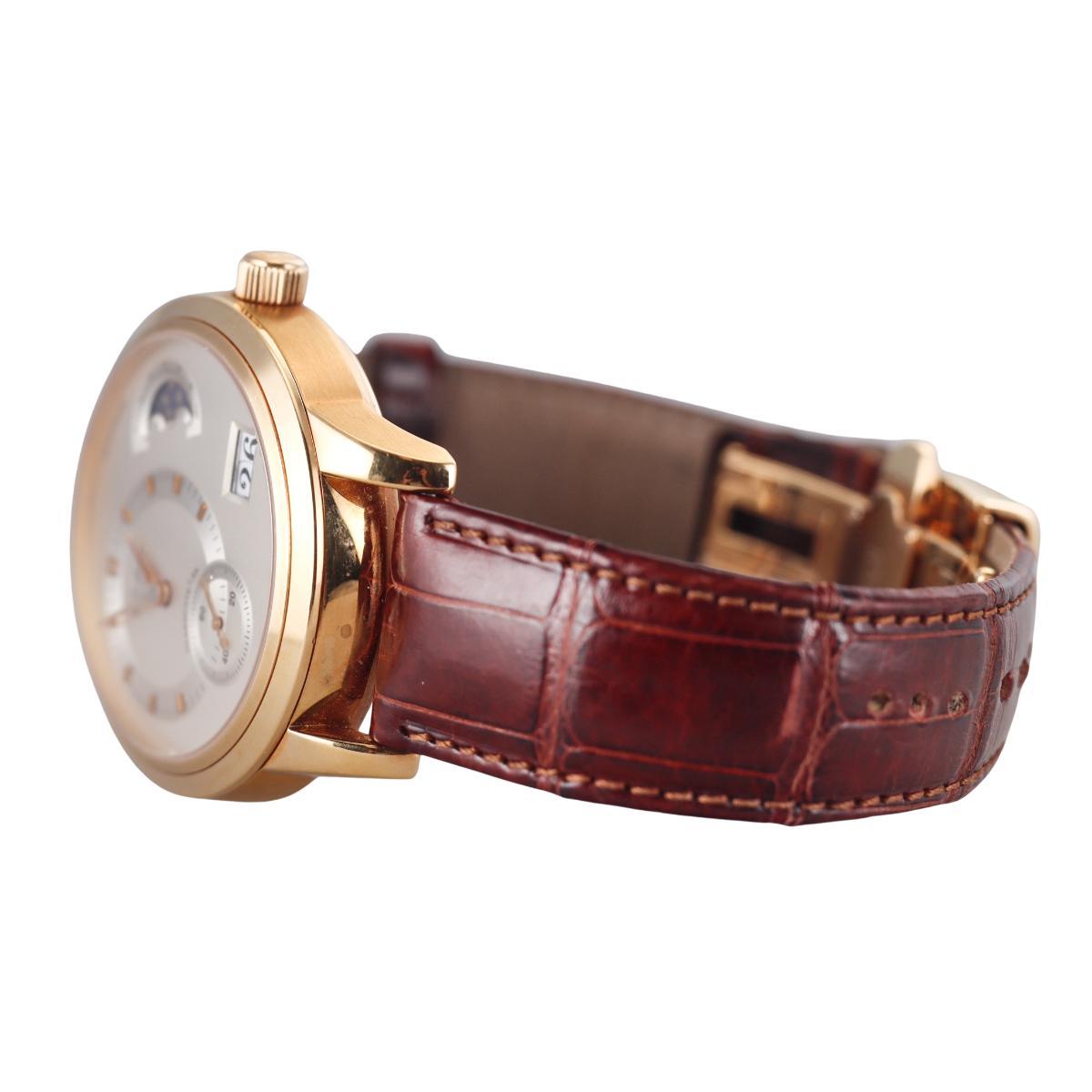 Glashütte Original Panomaticlunar 18k Rose Gold Automatic Watch 90-02-01-01-04