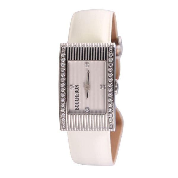 Boucheron Reflet Stainless Steel Diamond Watch