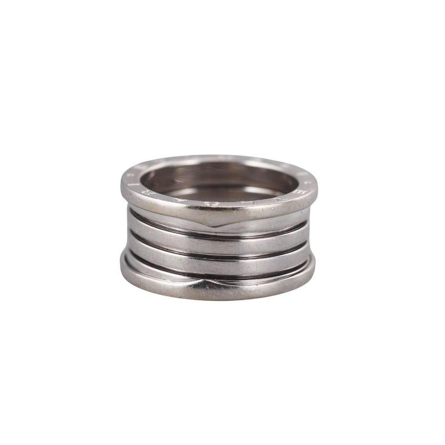 Bvlgari Bulgari B.Zero1 18k White Gold Band Ring