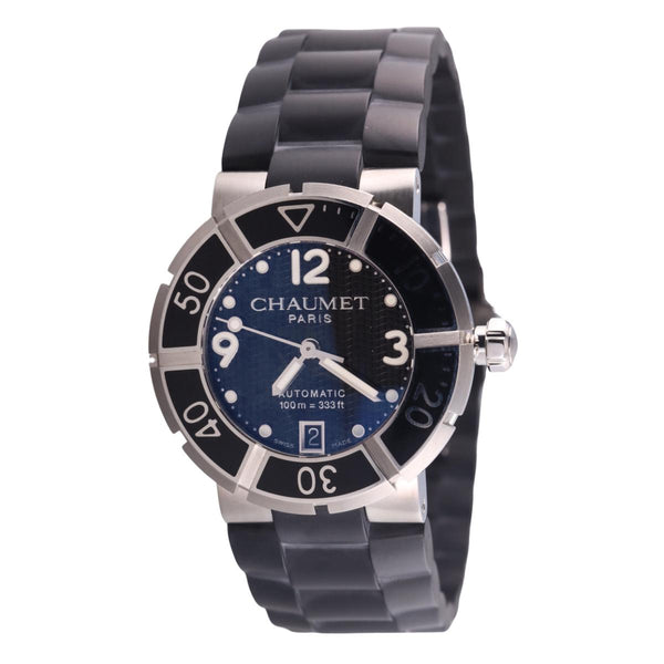 Chaumet Class One Black Rubber Steel Watch 626-2583