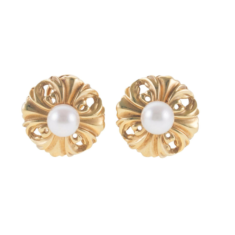 Lagos Pearl Gold Earrings