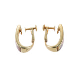Asch Grossbardt Inlay Gemstone Diamond Gold Earrings