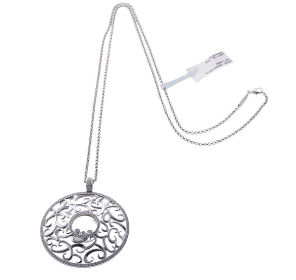 Chopard Happy Diamonds Gold Circle Pendant Necklace