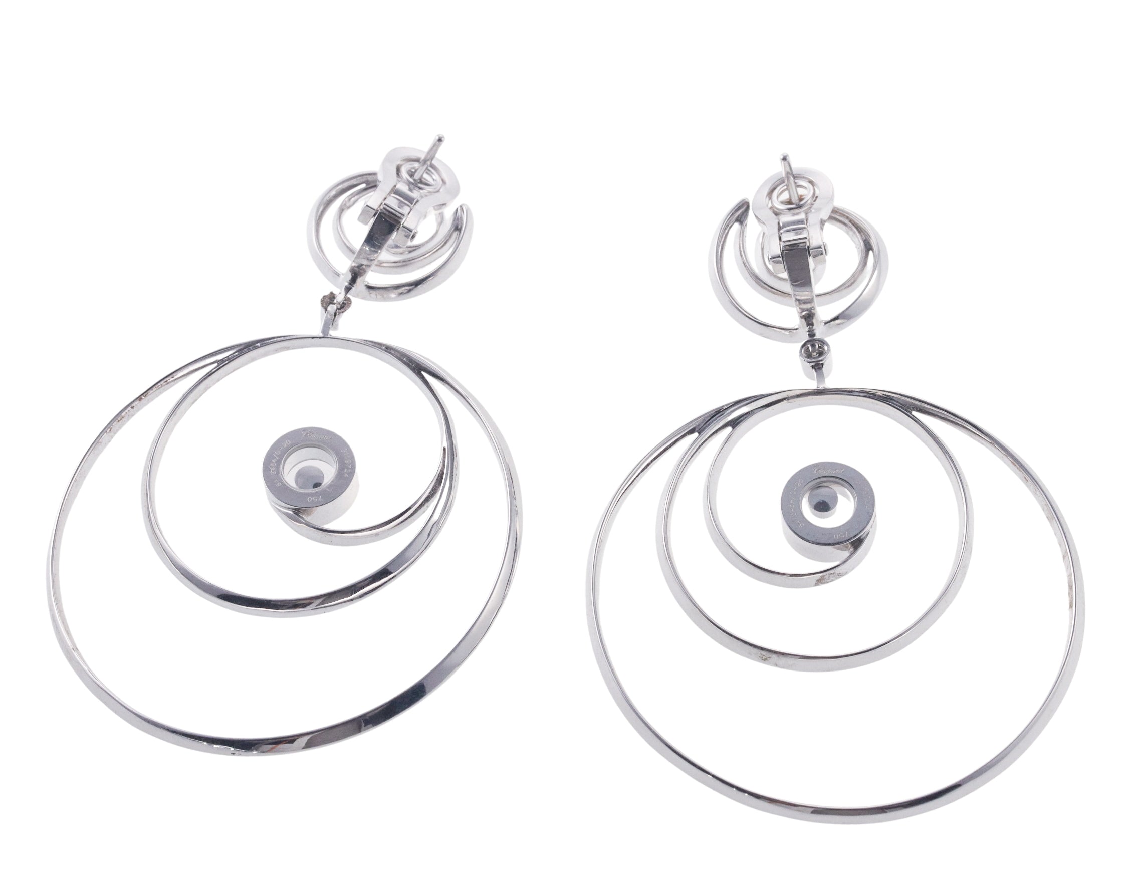 Chopard Happy Diamonds Gold Drop Earrings 846464-1001