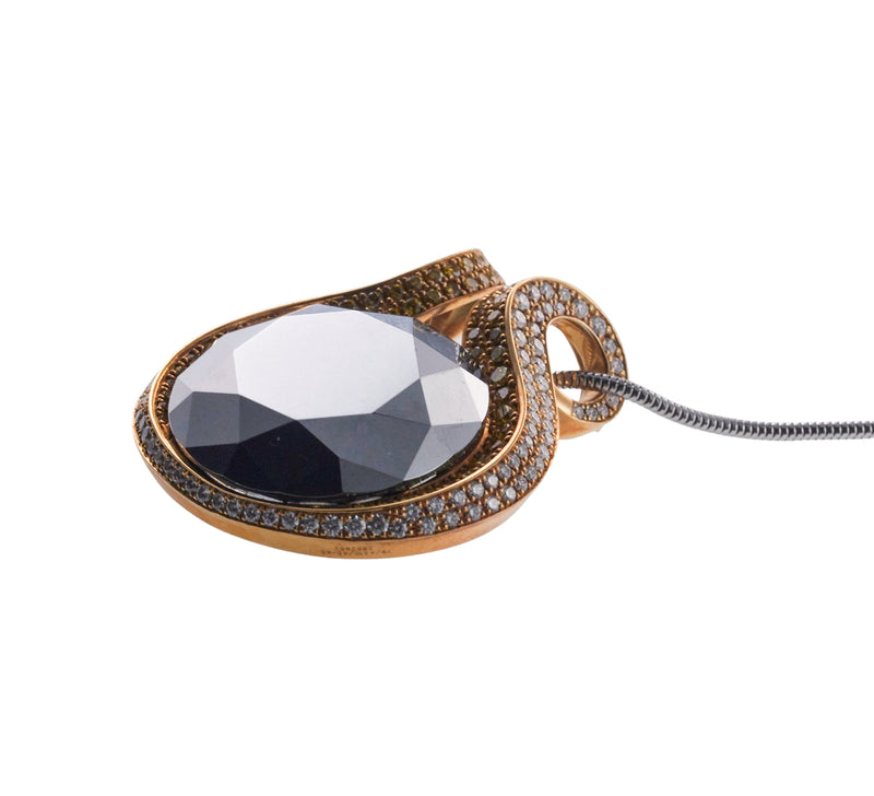 Chopard Yellow Diamond Gold Pendant Necklace