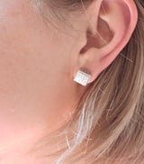 Ponte Vecchio Gioielli Diamond Gold Stud Earrings