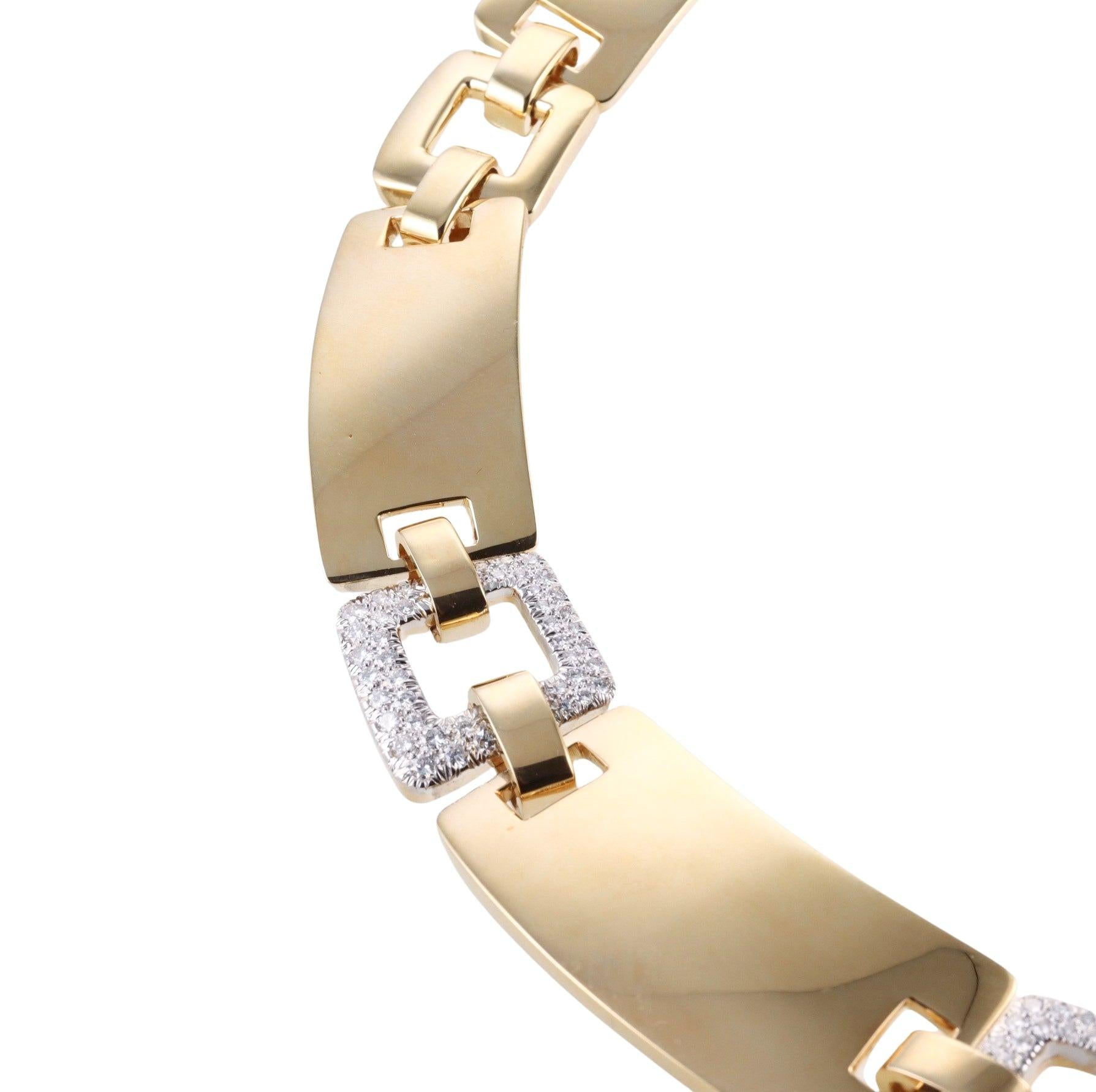 David Webb Diamond Gold Platinum Necklace