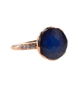 Mimi Milano Gold 1.50ct Sapphire Diamond Ring