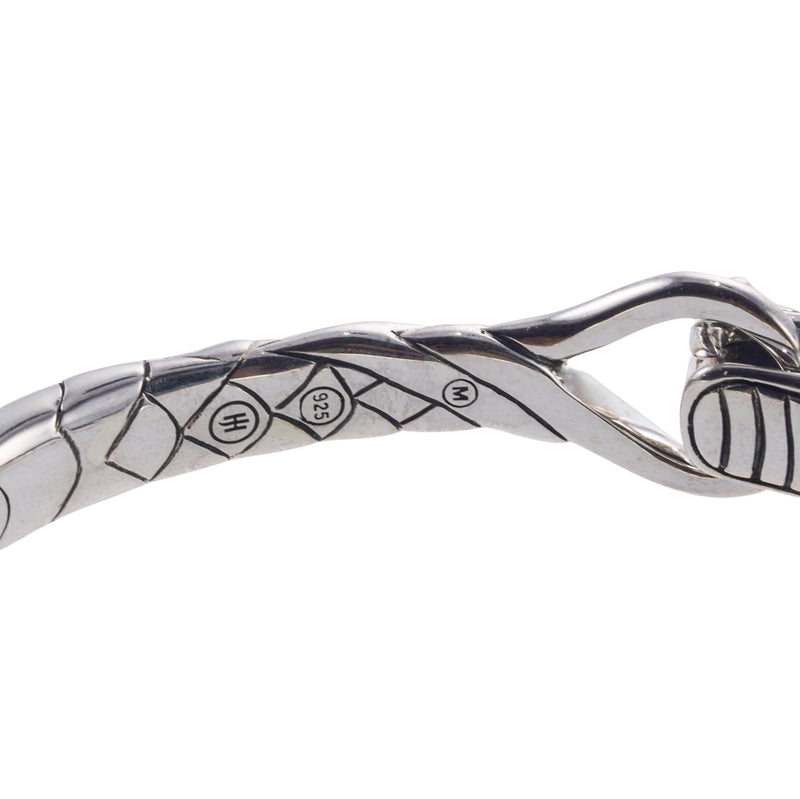 John Hardy Naga Legends Black Sapphire Sterling Silver Dragon Bracelet