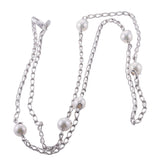 John Hardy Bamboo Pearl Sterling Silver Necklace