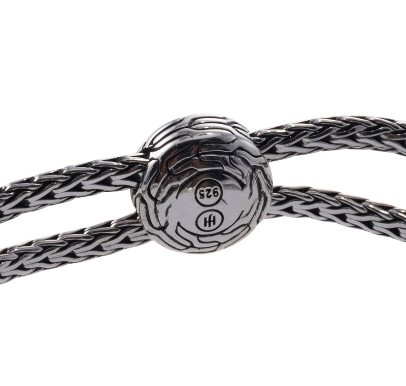 John Hardy Dot Sterling Silver Sapphire Chain Bracelet