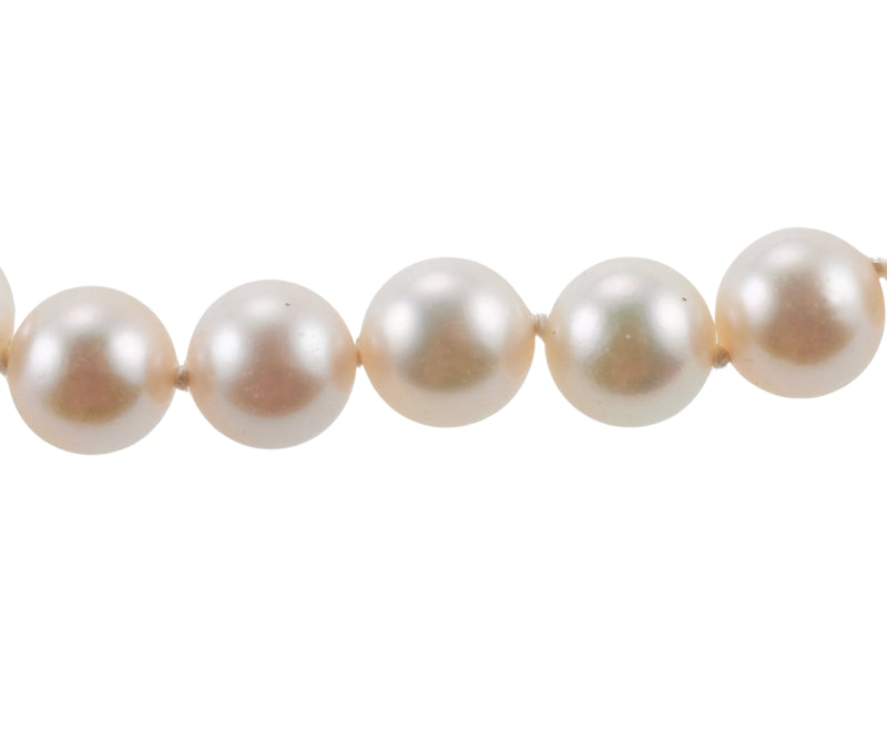 Mikimoto Classic Gold 7.5mm to 8mm Pearl Necklace