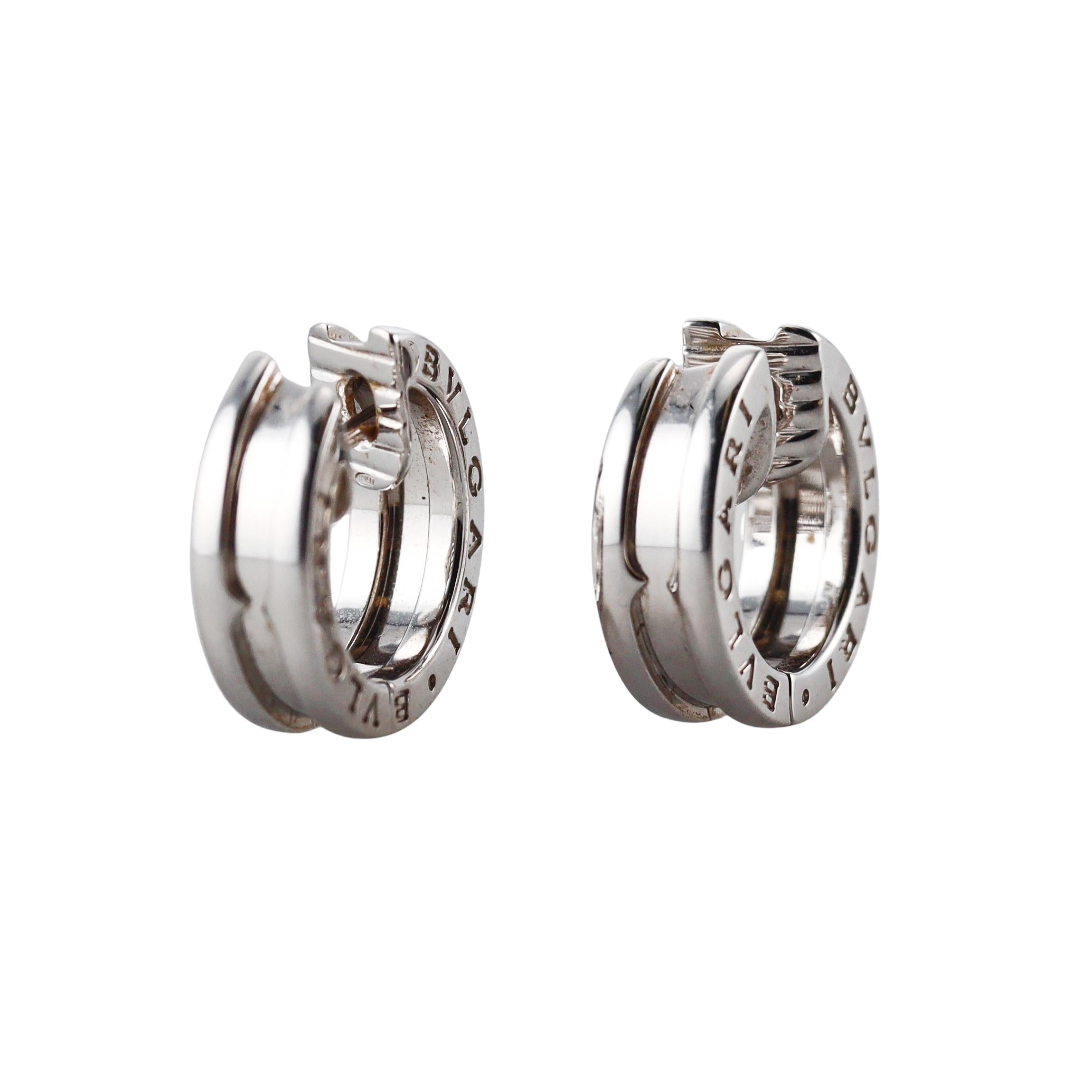 Bulgari B.Zero1 Gold Hoop Earrings