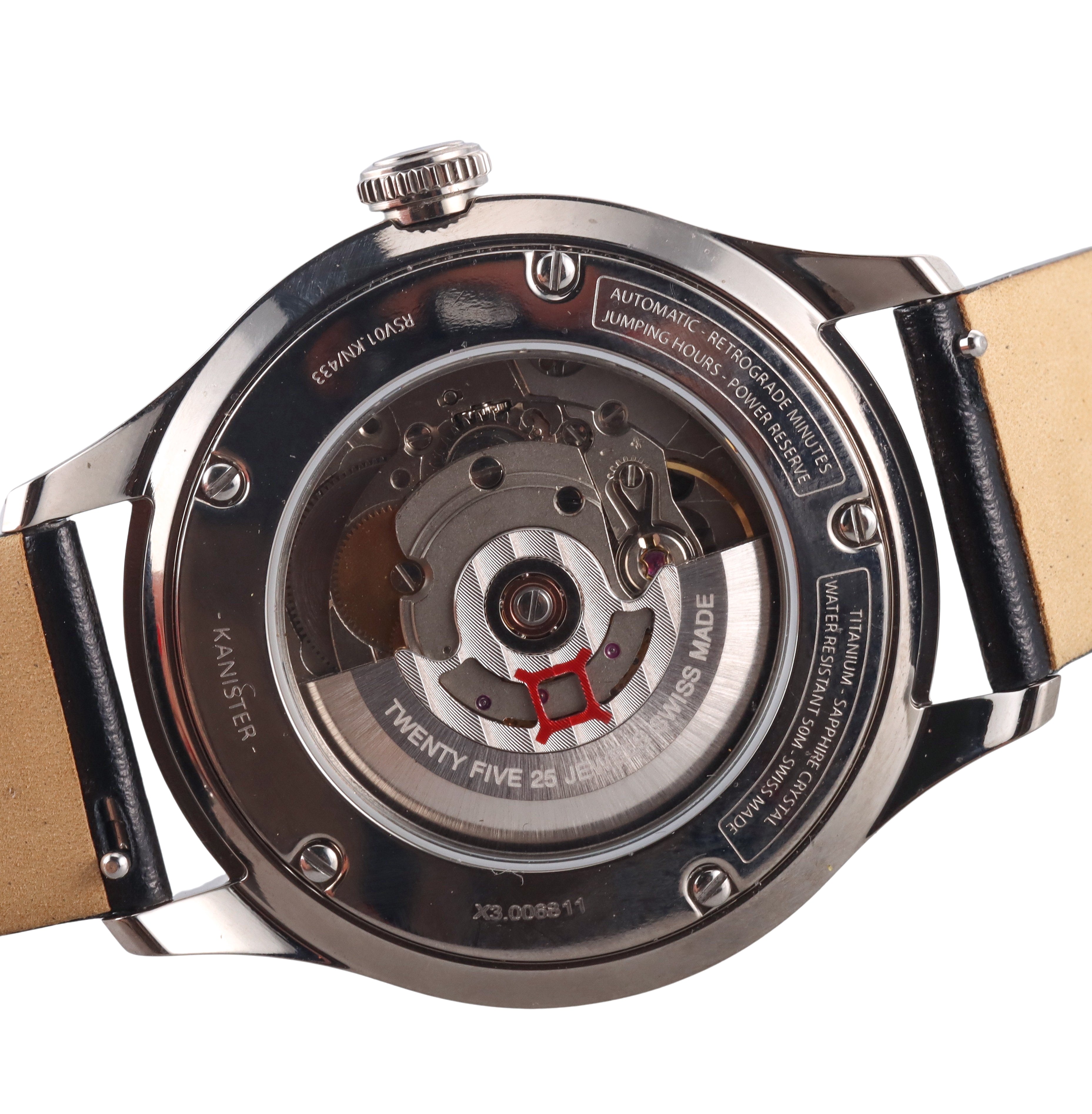 Reservoir Kanister Watch RSV01.KN/433-BK4