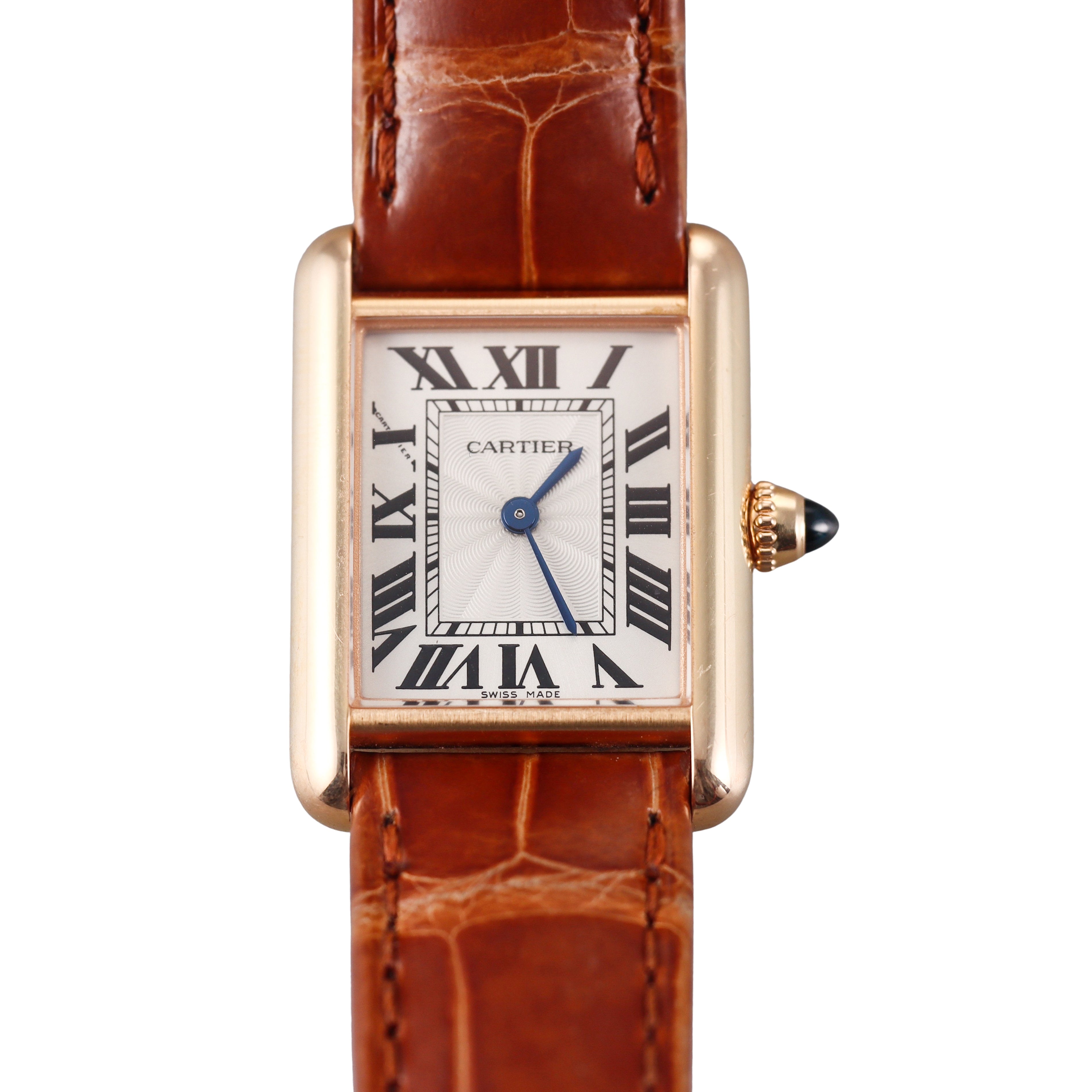 Cartier Tank Louis Small Rose Gold Manual Wind Watch WGTA0010