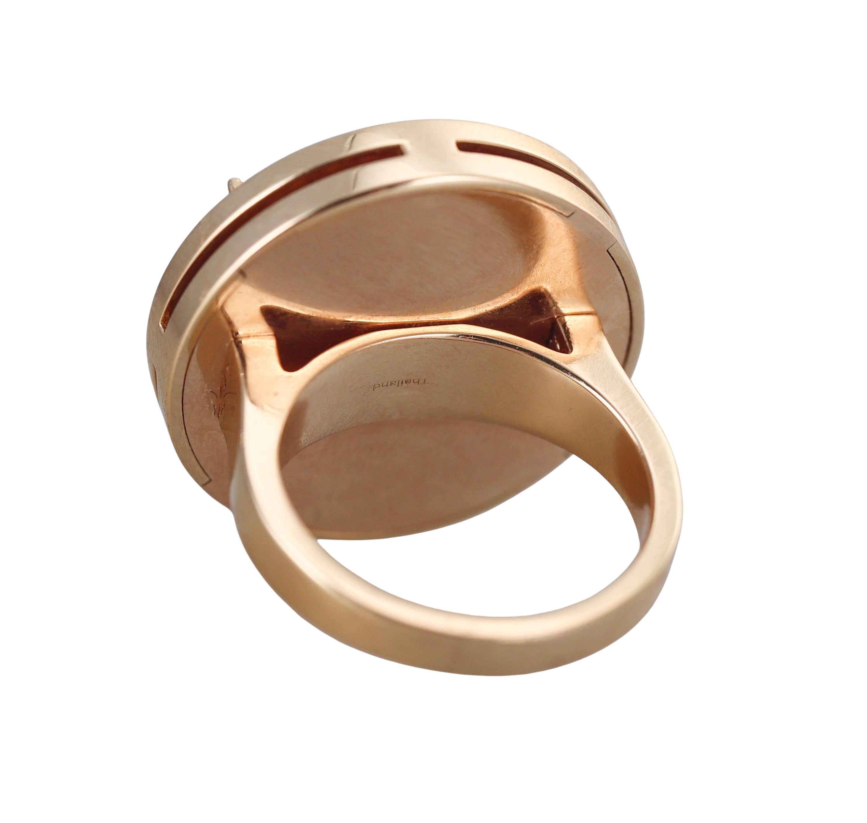Roberto Coin Verona Multi Color Sapphire Diamond MOP Gold Ring